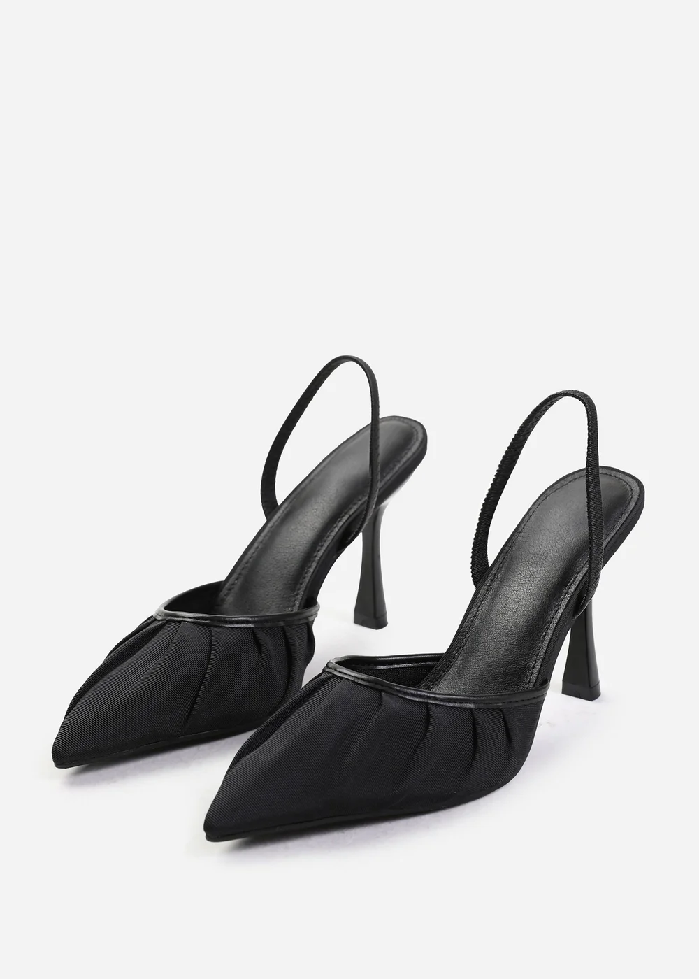 Where's That From Black Maldives Wide Fit Pointed Toe Heels - 3 Image 3