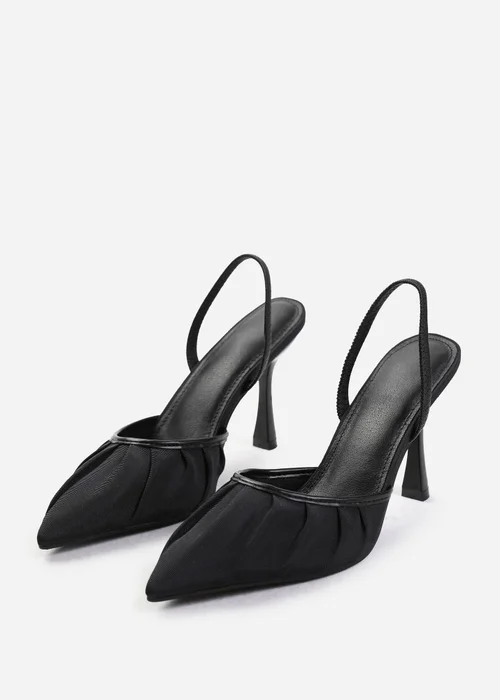 Where's That From Black Maldives Wide Fit Pointed Toe Heels - 3 Image 3