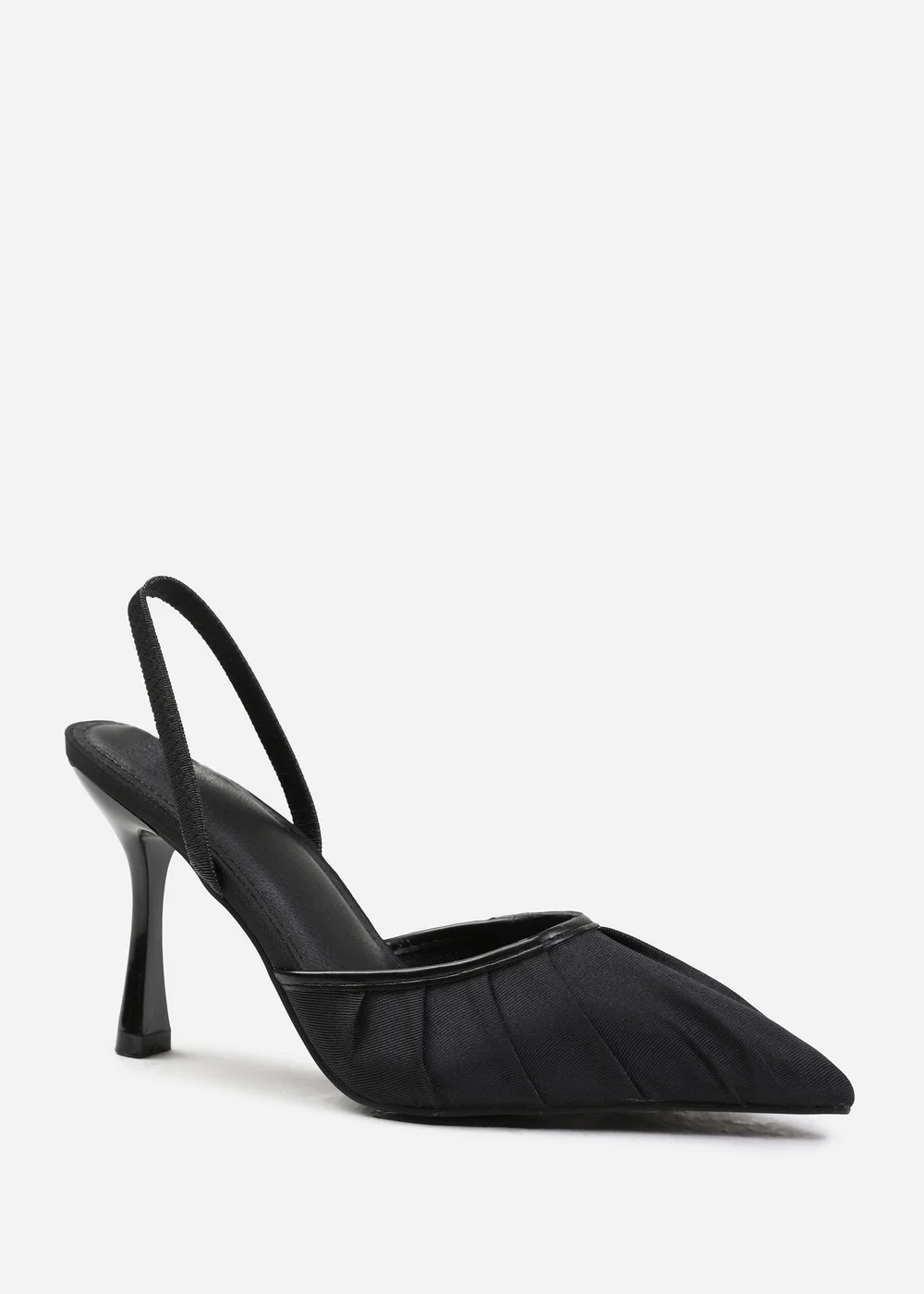 Where's That From Black Maldives Wide Fit Pointed Toe Heels - 3 Image 2