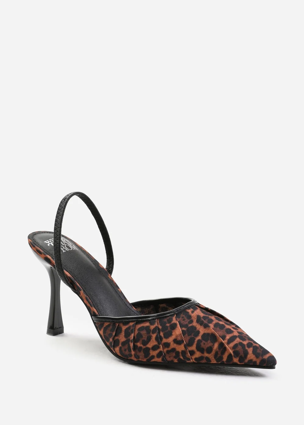 Where's That From Leopard Maldives Wide Fit Pointed Toe Heels - 3 Image 2