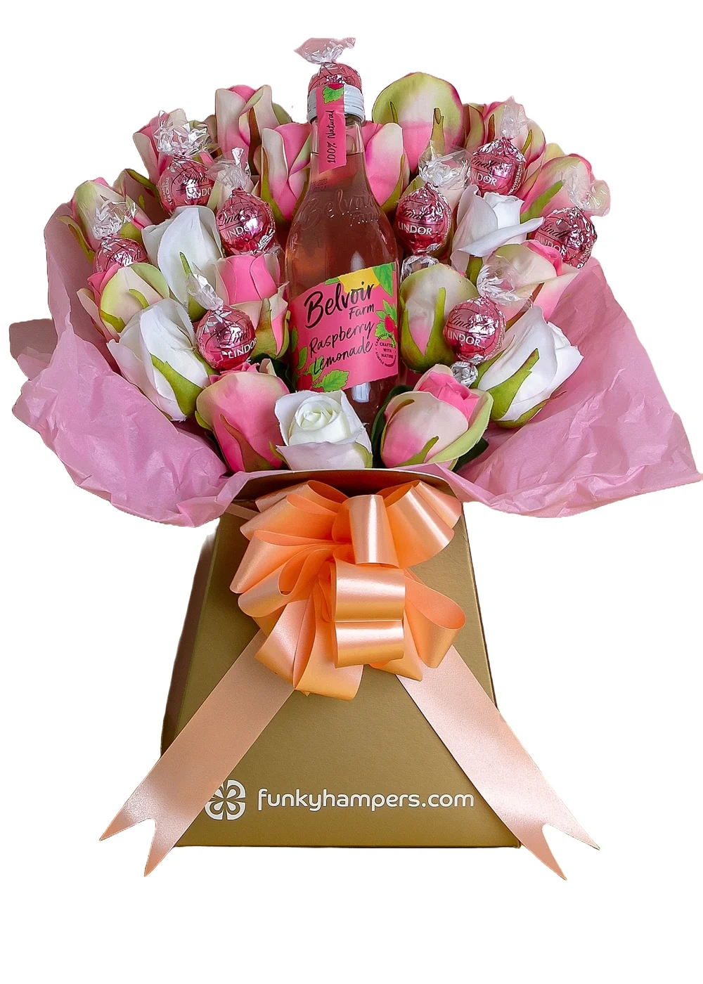 Funky Hampers Pink Lemonade & Lindor Bouquet - No Size Image 1