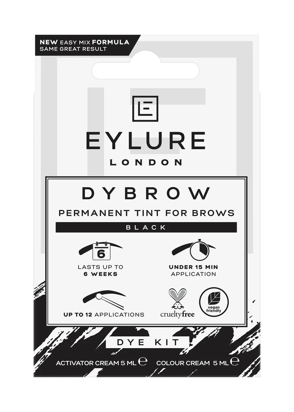 Eylure Pro Brow Dybrow Black - One Size Image 1
