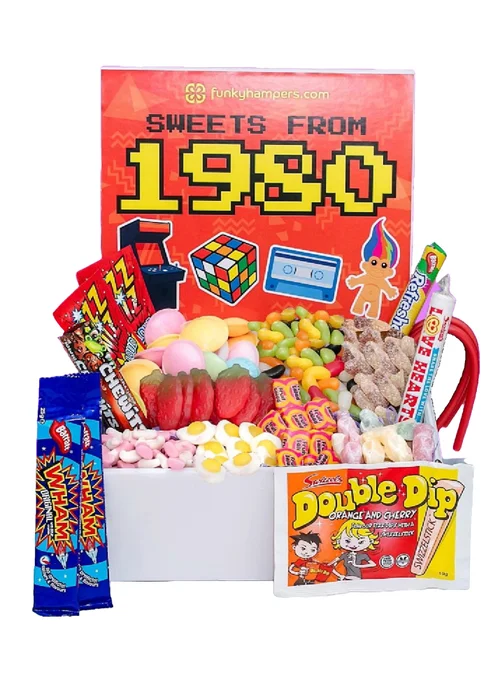 Funky Hampers Sweets Of The 1980's - No Size Image 1
