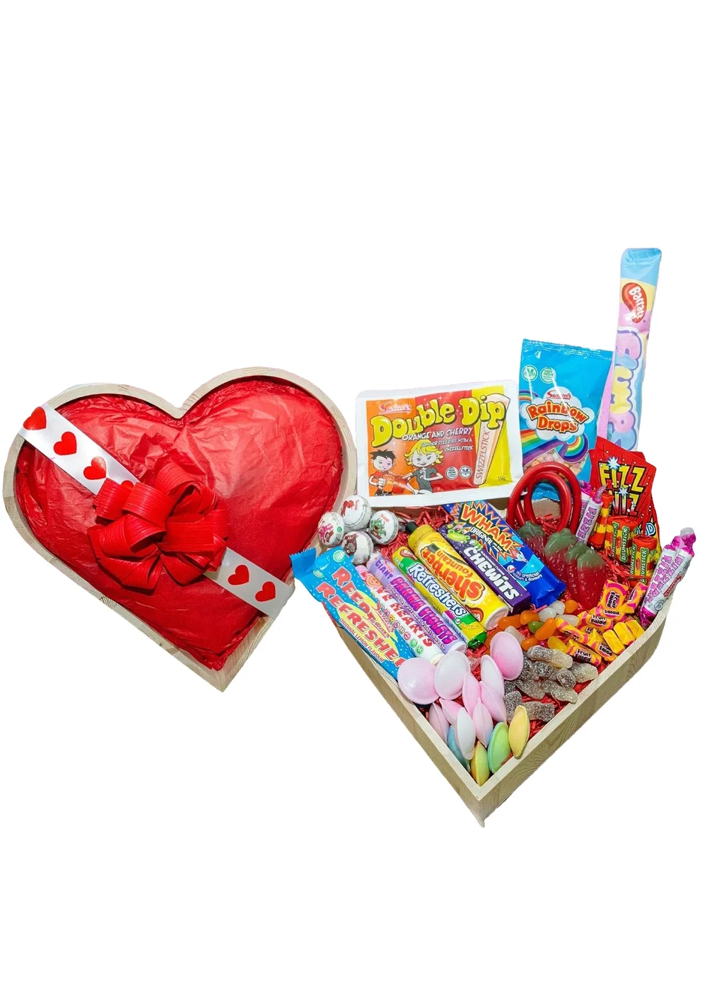 Funky Hampers Love Sweets Wooden Heart - No Size Image 1