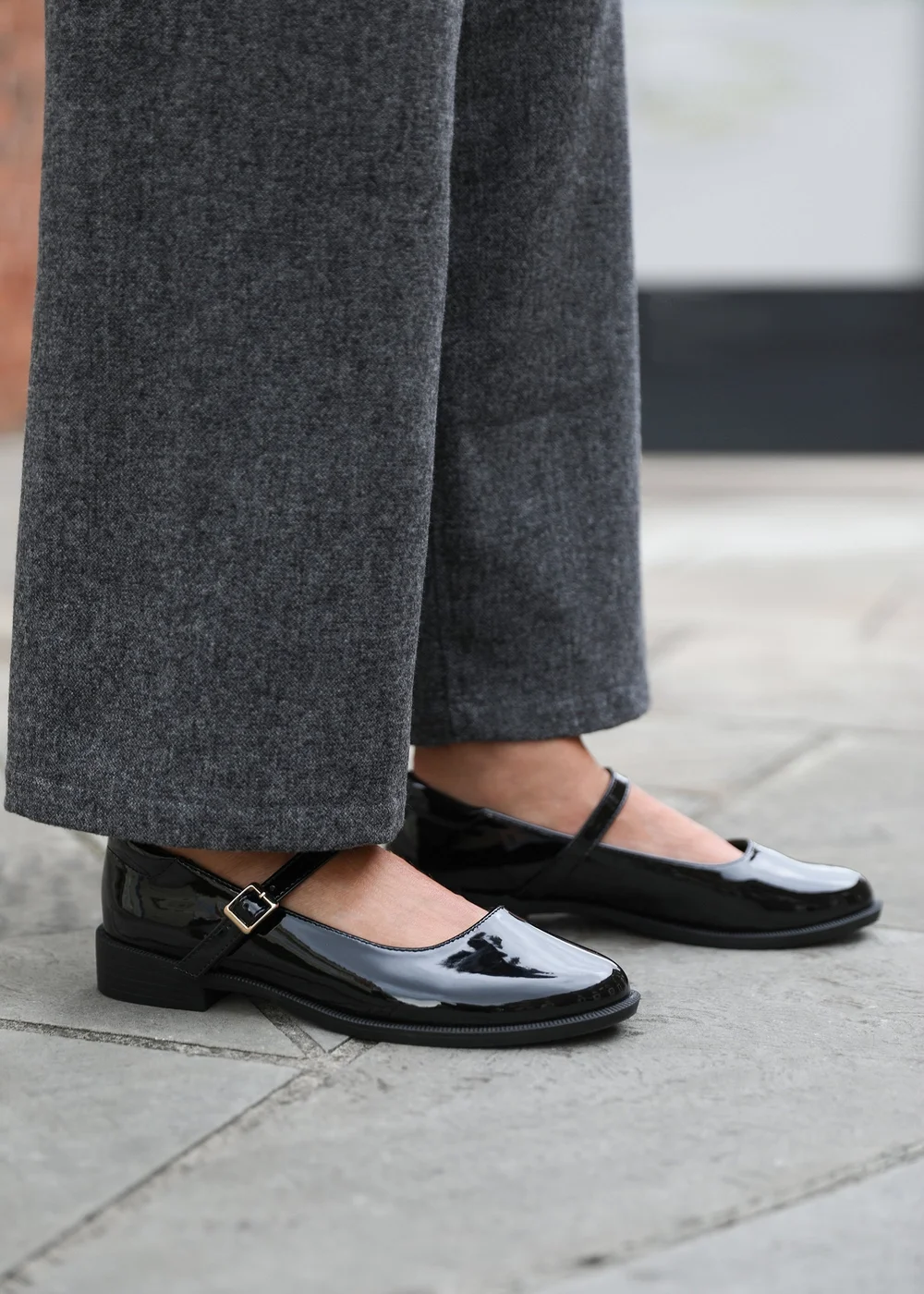 Where's That From Black Kingston Wide Fit Low Heel Loafers - 3 Image 1