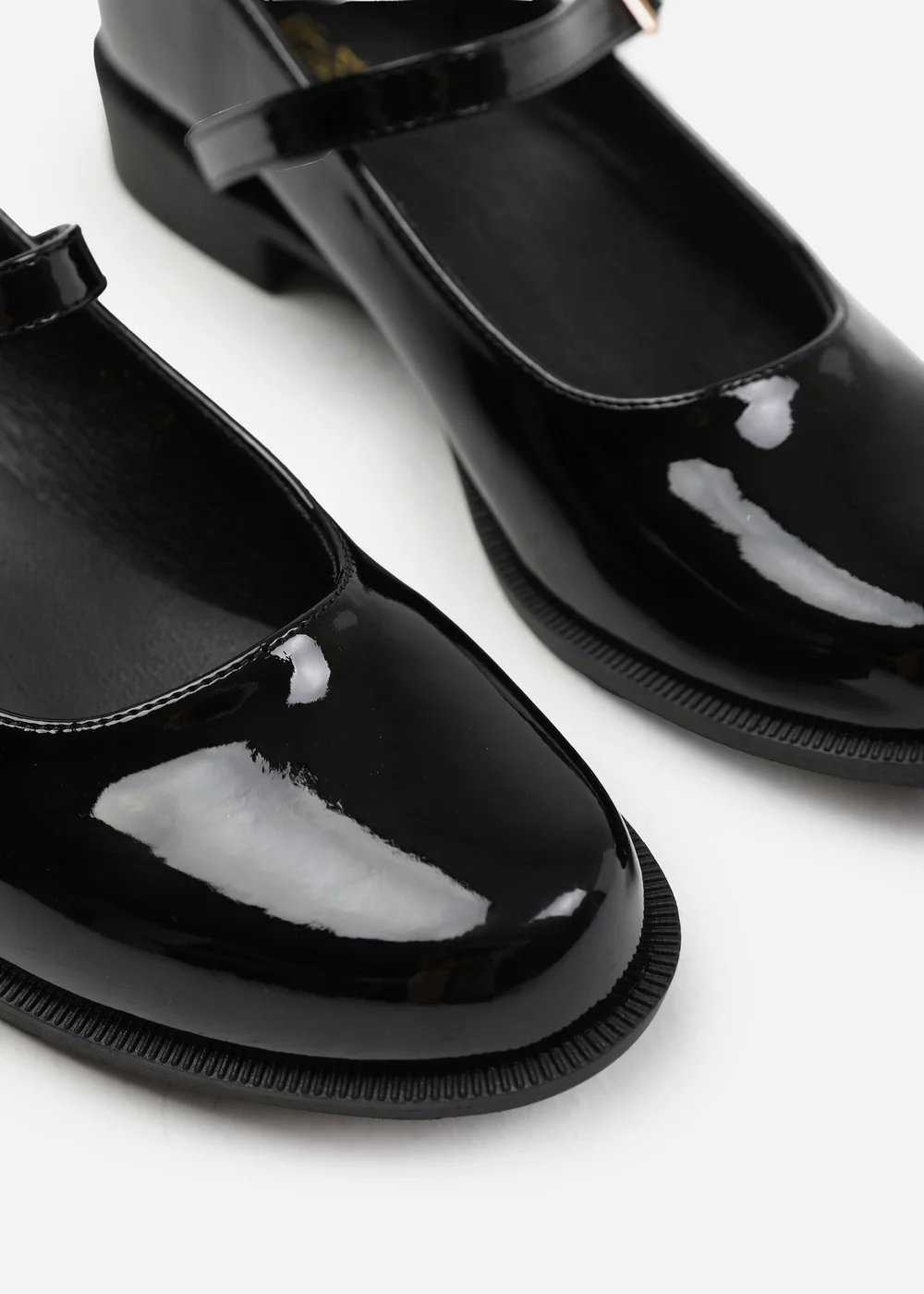 Where's That From Black Kingston Extra Wide Low Heel Loafers - 4 Image 3