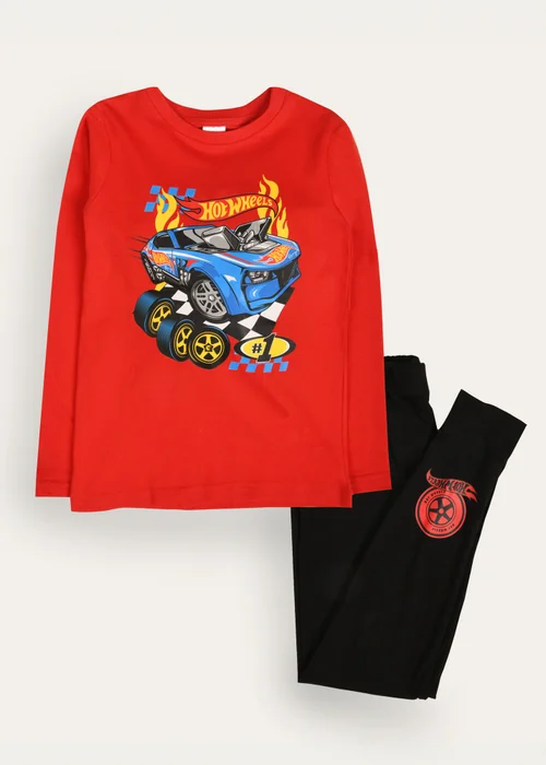 Hot Wheels Boys Pyjama Set - Age 3-4 Years Image 1