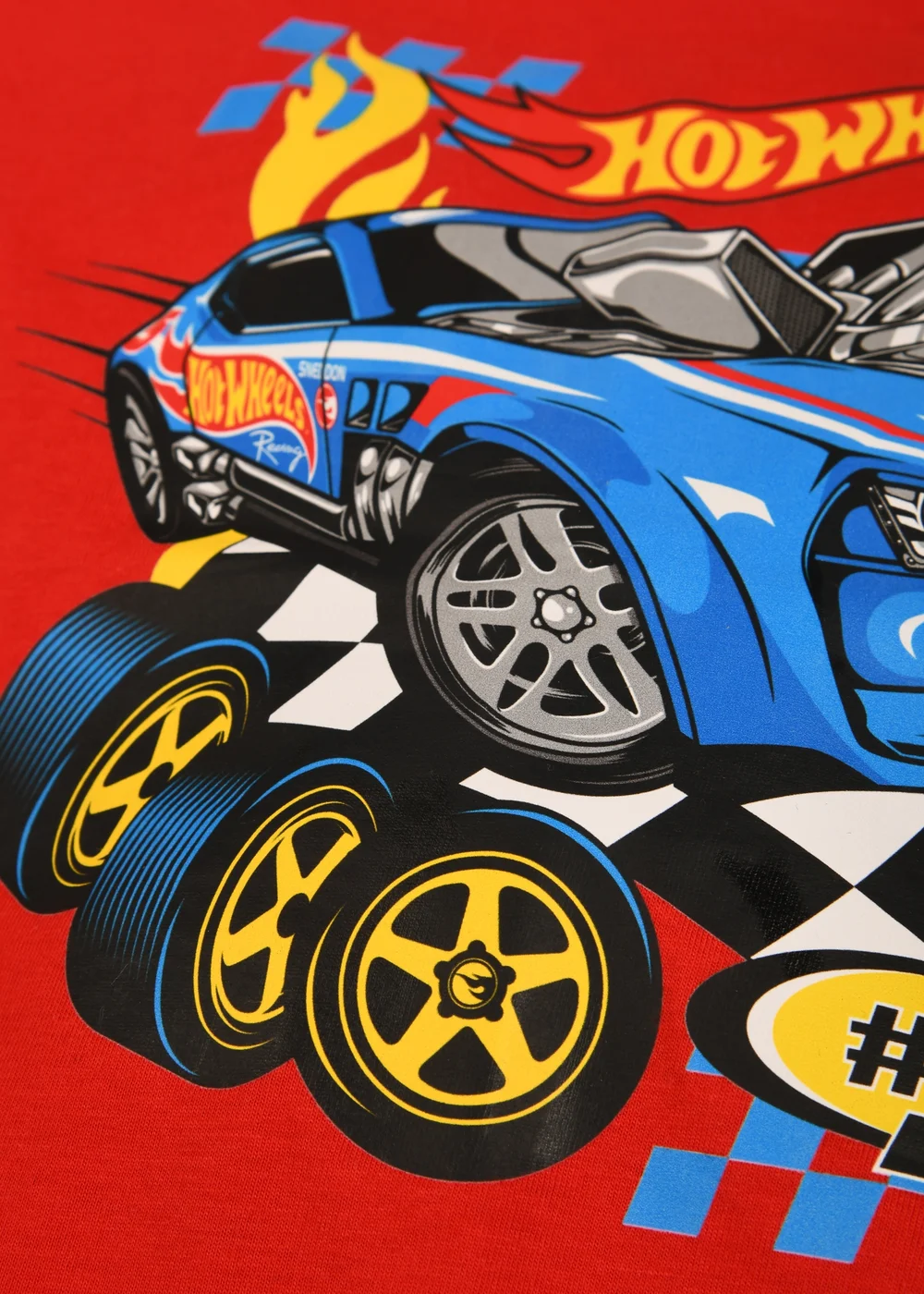 Hot Wheels Boys Pyjama Set - Age 3-4 Years Image 2