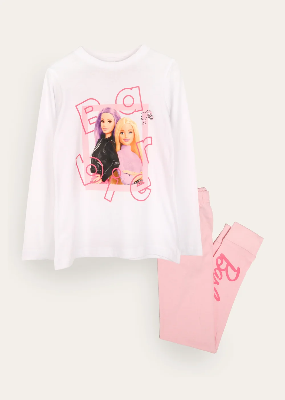 Barbie Girls Pyjama Set - Age 3-4 Years Image 1