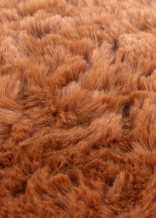 furn. Megeve Mottled Faux Fur Filled Cushion (55cm x 55cm) - 55 x 55cm Image 3