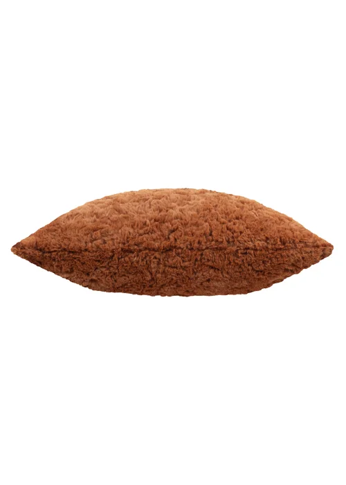furn. Megeve Mottled Faux Fur Filled Cushion (55cm x 55cm) - 55 x 55cm Image 2