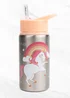 Myga Blush Pink Unicorn Children's Metal Water Bottle - One Size Image 4