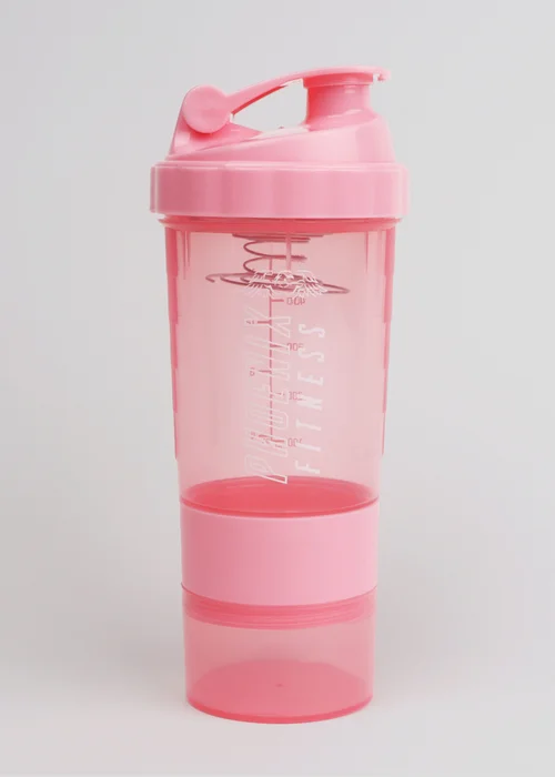 Phoenix Fitness Pink Compartment Shaker Bottle - One Size Image 1
