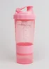 Phoenix Fitness Pink Compartment Shaker Bottle - One Size Image 1