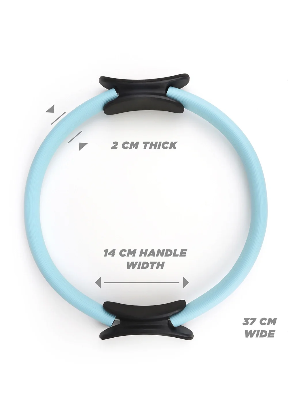 Phoenix Fitness Blue Double-Handed Pilates Ring - One Size Image 4