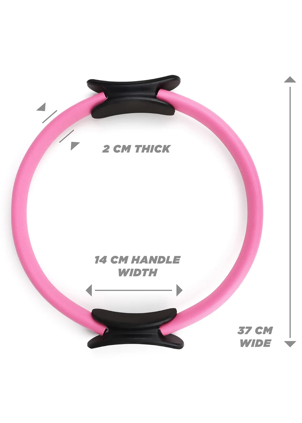 Phoenix Fitness Pink Double-Handed Pilates Ring - One Size Image 4