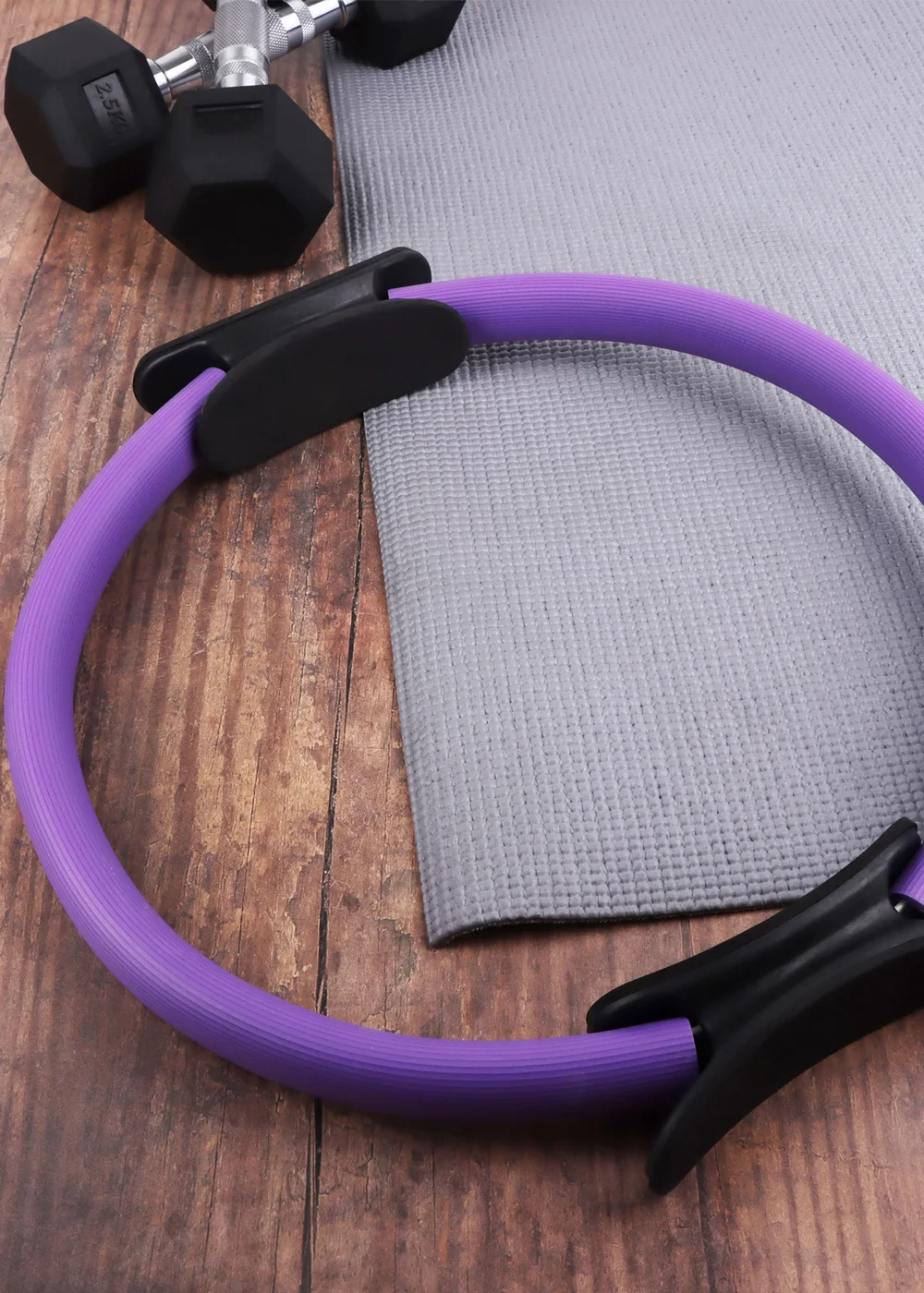 Phoenix Fitness Purple Double-Handed Pilates Ring - One Size Image 2