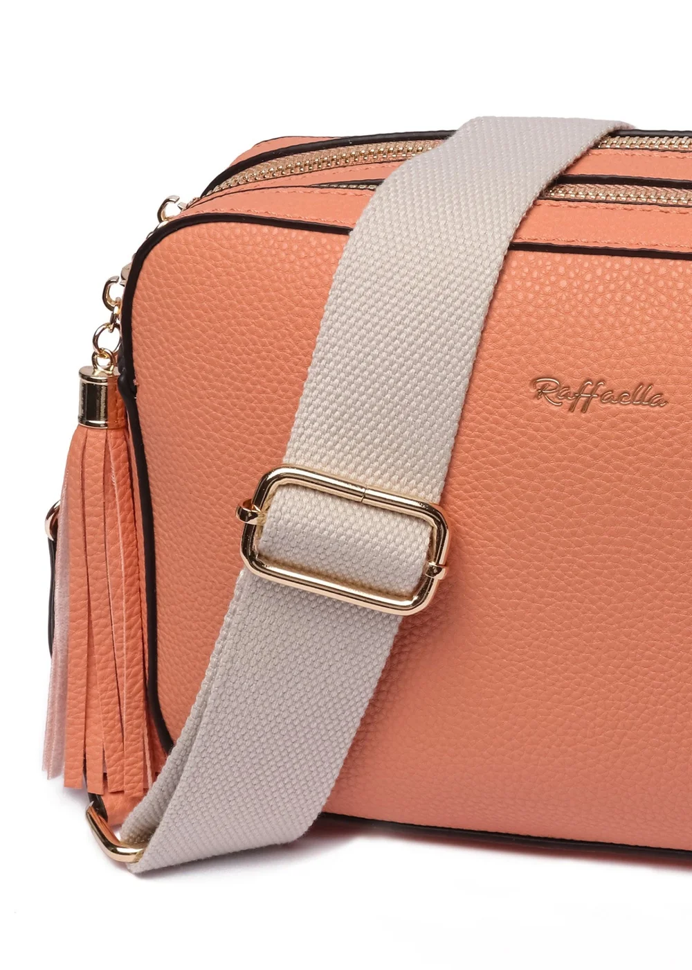 Raffaella Peach Cross Body Camera Bag - One Size Image 2