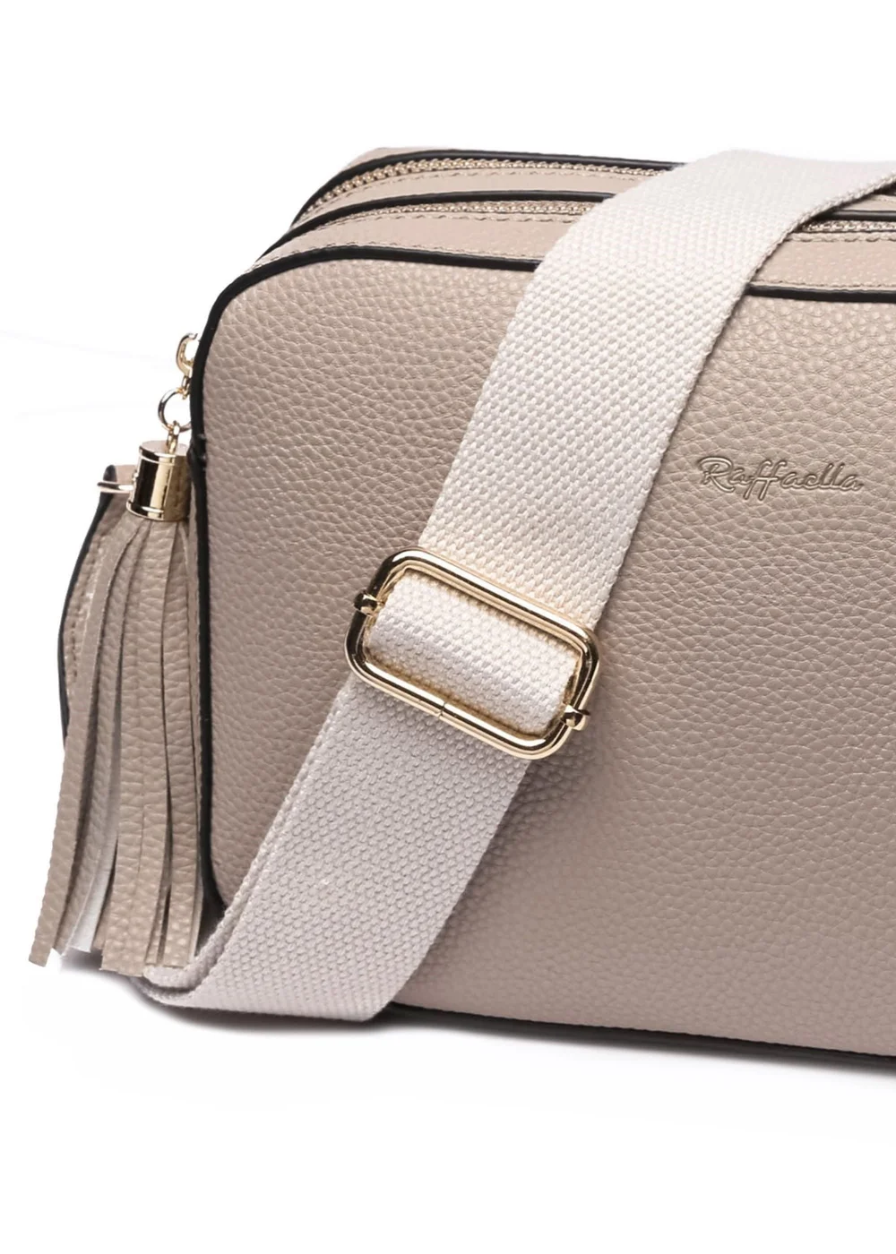 Raffaella Taupe Cross Body Camera Bag - One Size Image 2