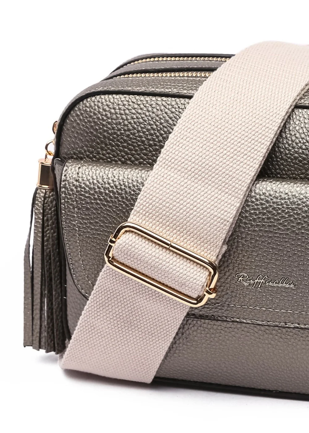 Raffaella Silver Cross Body Pocket Camera Bag - One Size Image 2