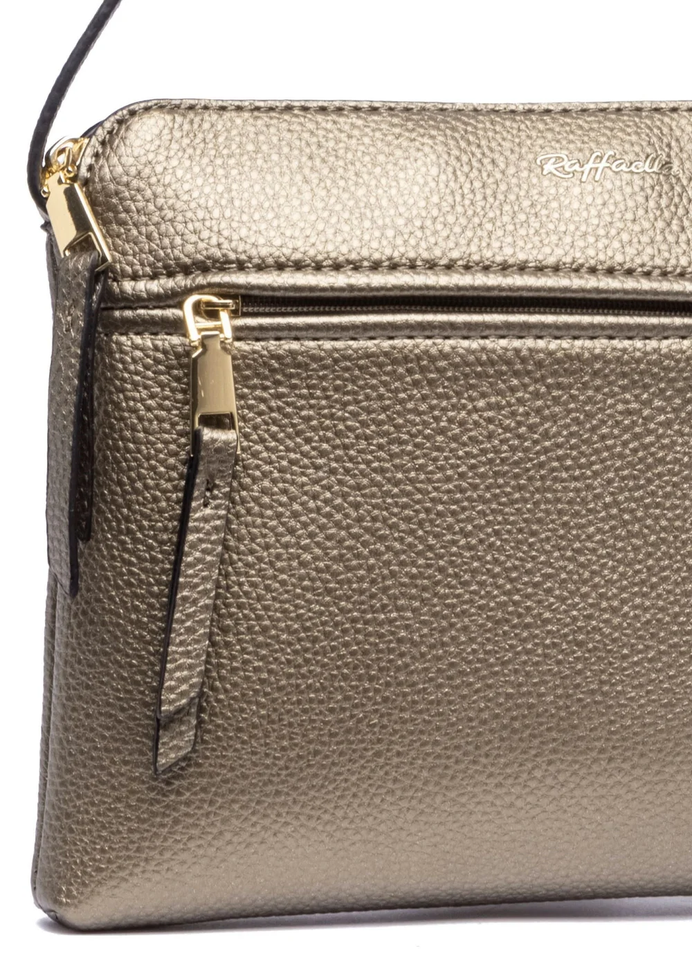 Raffaella Bronze Front Pocket Cross Body Bag - One Size Image 2