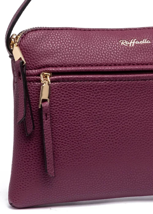 Raffaella Wine Front Pocket Cross Body Bag - One Size Image 2