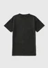 Girls Black Glitter T-Shirt Dress - Age 7 Years Image 1