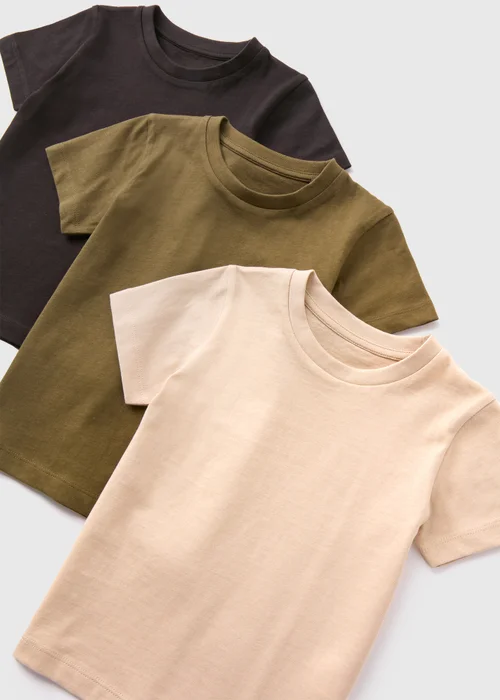 3 Pack Multicolour T-Shirts (1-7yrs) - 1-1.5 Yrs Image 2