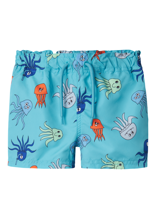 Name it Boys Blue Octupus Swim Shorts (9mths-5yrs) - 1-1.5 Yrs Image 4