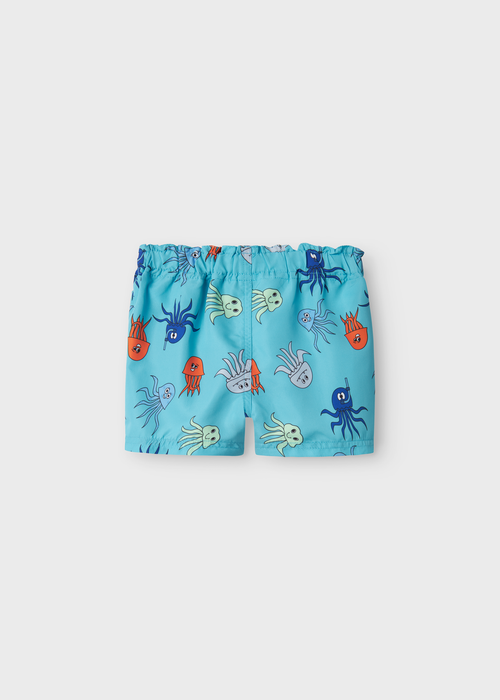 Name it Boys Blue Octupus Swim Shorts (9mths-5yrs) - 1-1.5 Yrs Image 2