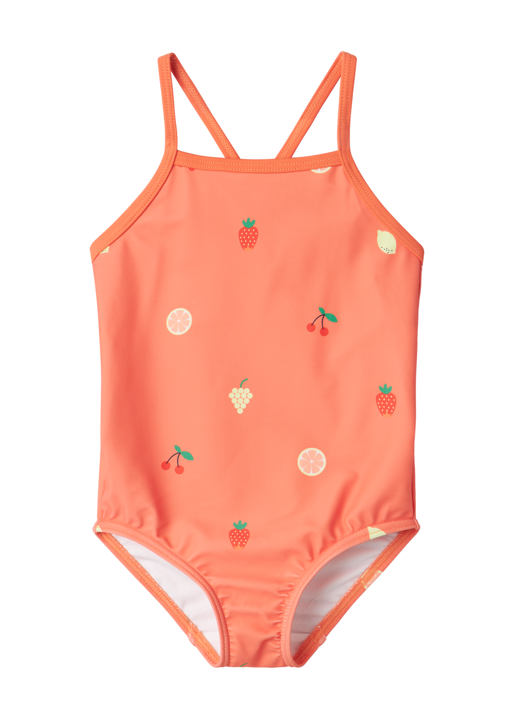 Name It Girls Coral Fruit Swimsuit (9mths-8yrs) - 1-2 Yrs Image 4