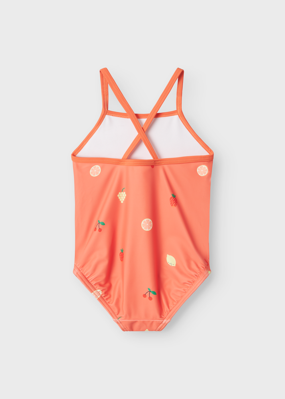 Name It Girls Coral Fruit Swimsuit (9mths-8yrs) - 1-2 Yrs Image 2