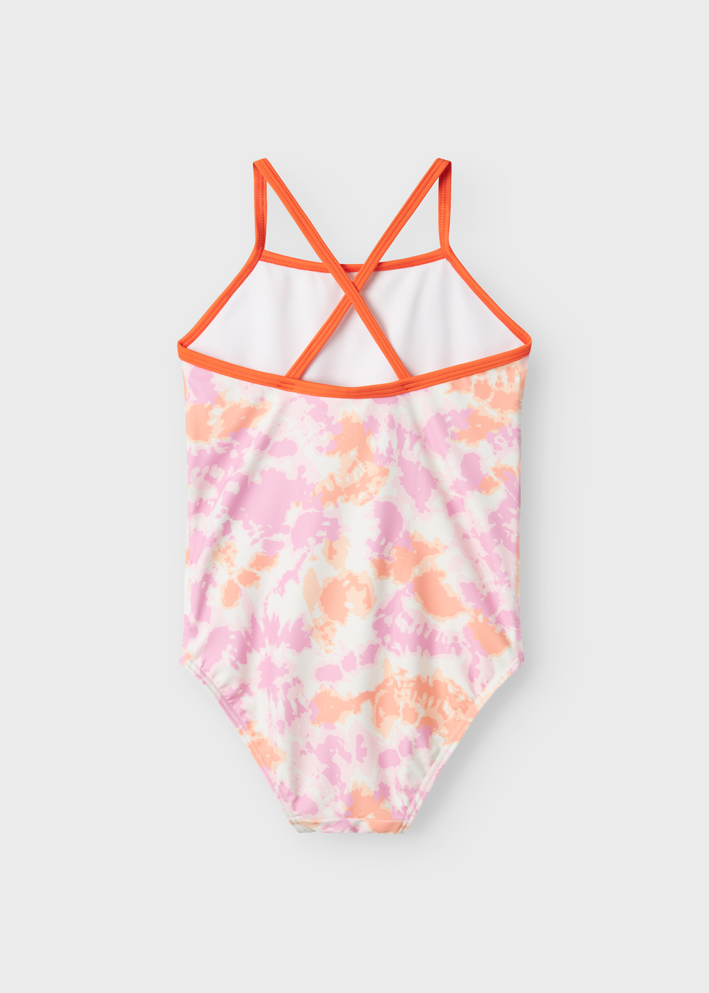 Name It Girls Pink Tie Dye Swimsuit (9mths-8yrs) - 5-6 Yrs Image 2