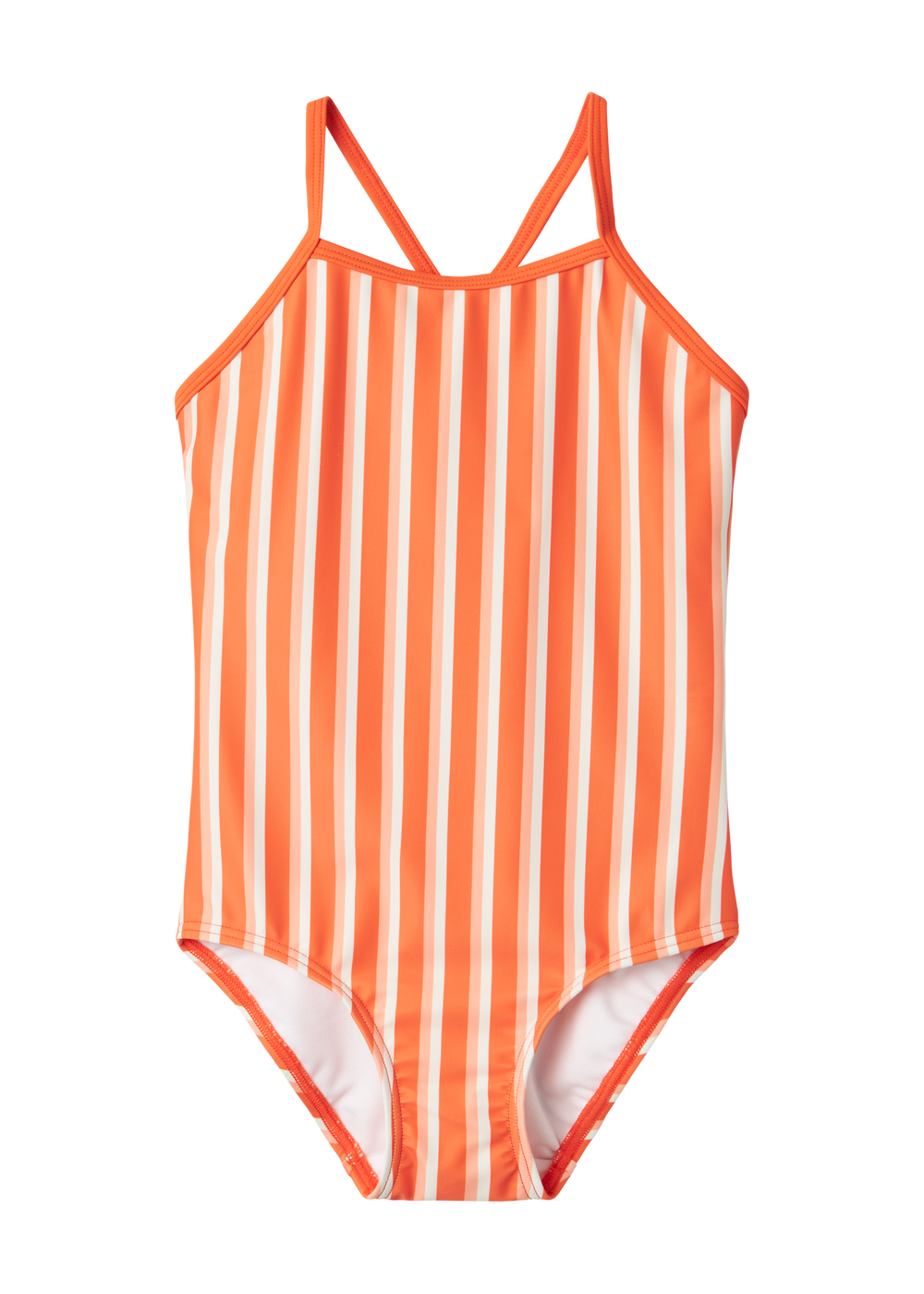Name It Orange Stripe Swimsuit (5-12yrs) - 5-6 Yrs Image 4