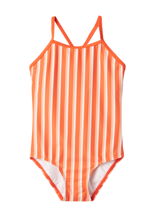 Name It Orange Stripe Swimsuit (5-12yrs) - 5-6 Yrs Image 4