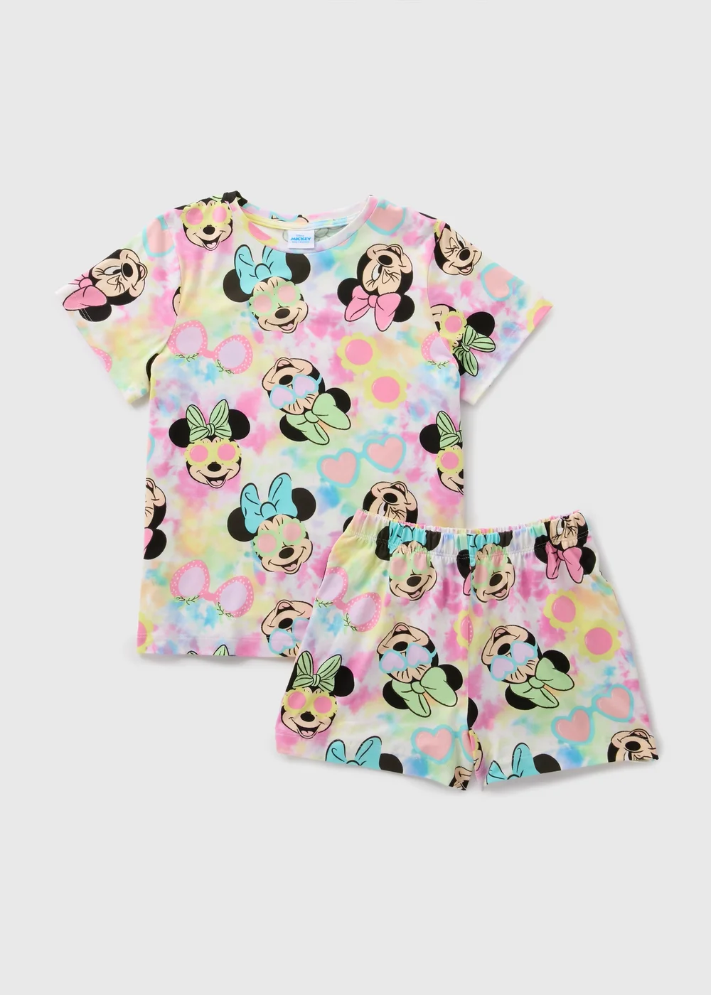 Disney Girls Pink Minnie Pyjama Set (1-7yrs) - 1 half year to 2 Image 1