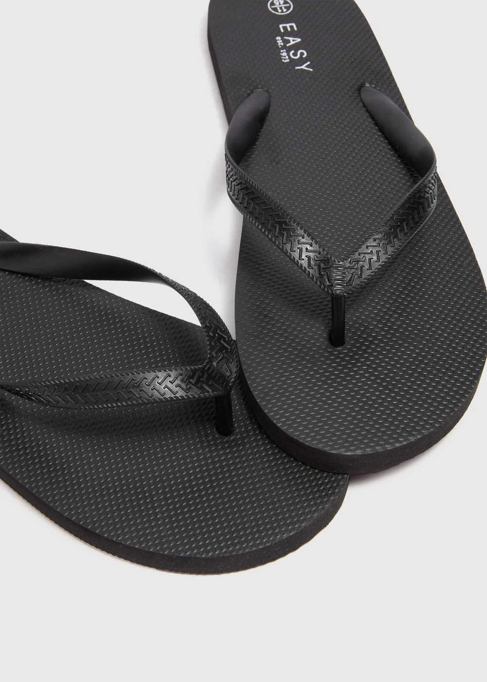 Black Flip Flops - Size 7 Image 2