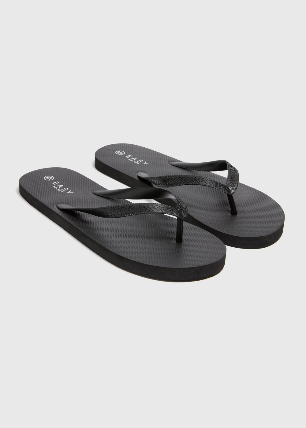 Black Flip Flops - Size 7 Image 1