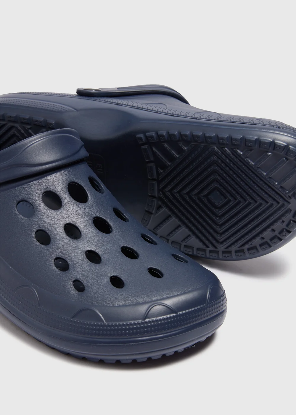 Navy Clogs - Size 6 Image 2