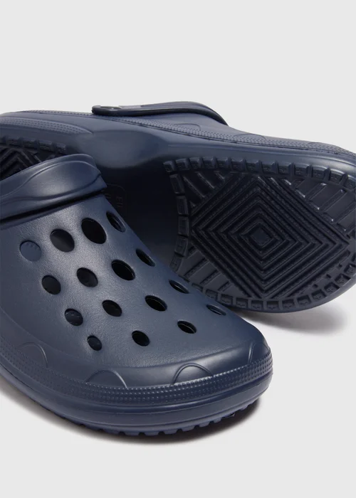 Navy Clogs - Size 6 Image 2