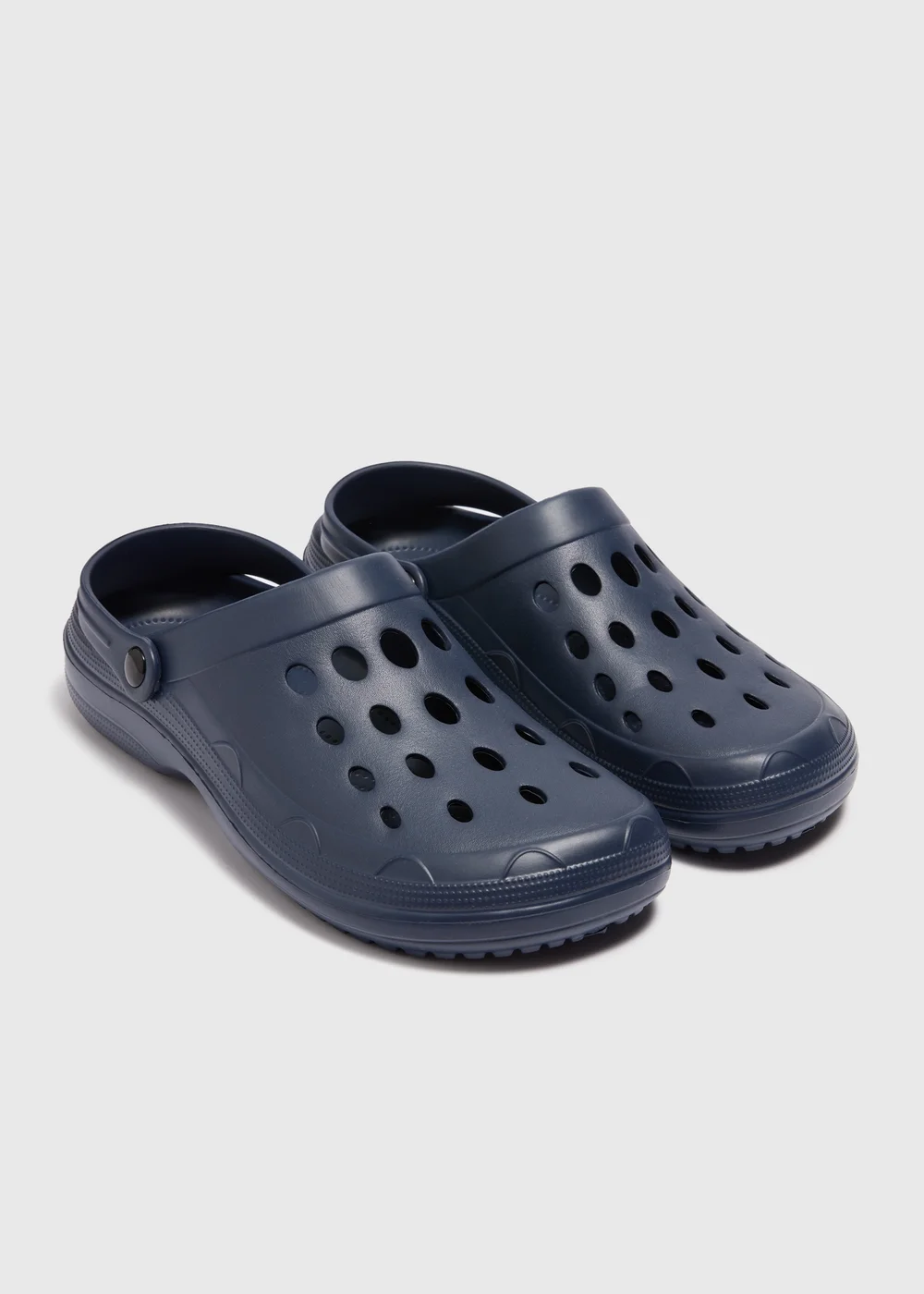 Navy Clogs - Size 6 Image 1