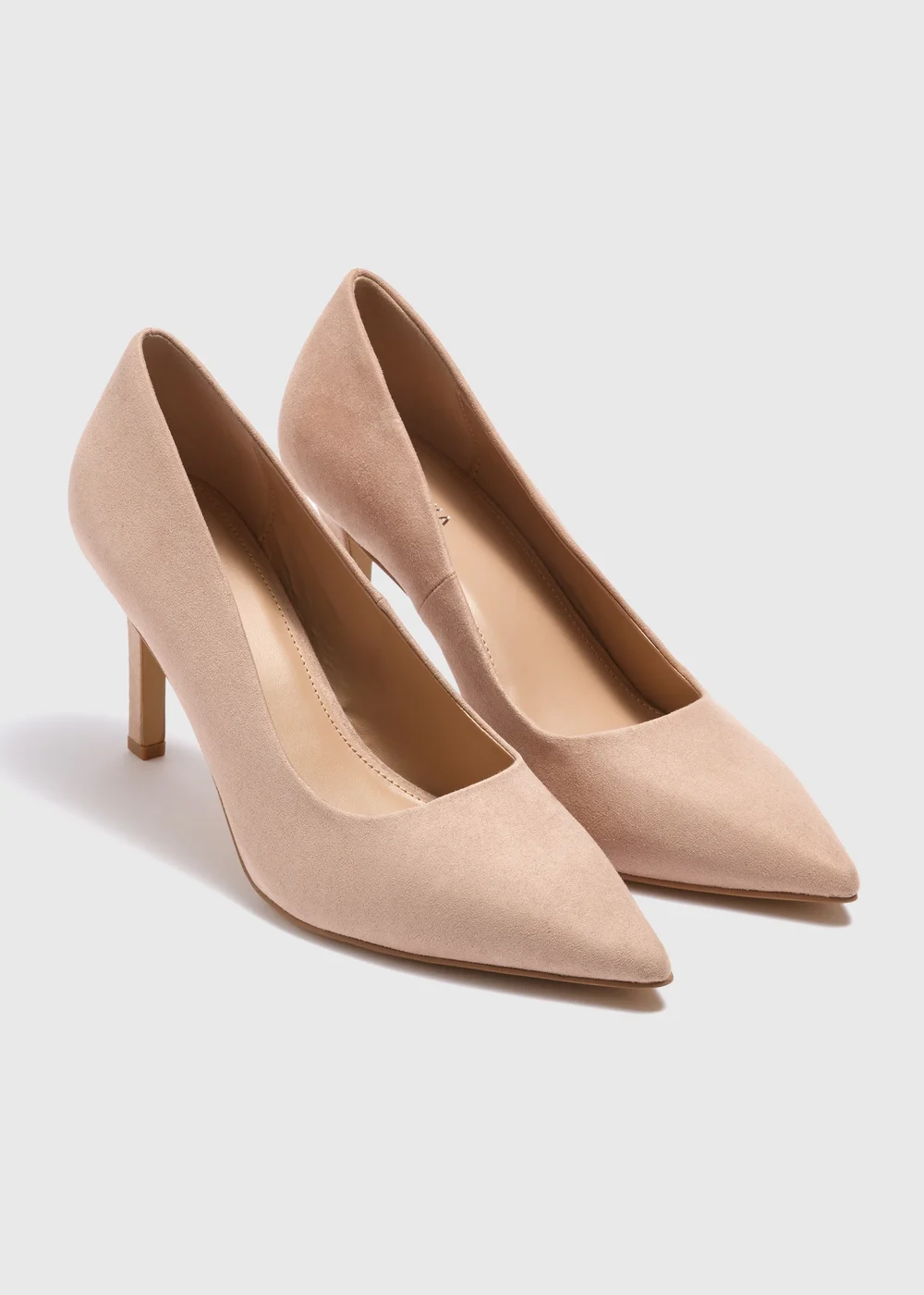 Nude Point Toe Court Heels - Size 3 Image 1