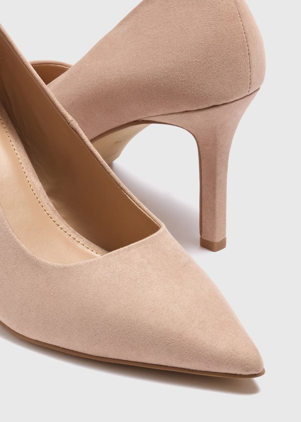 Nude Point Toe Court Heels - Size 3 Image 2