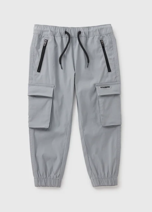 Boys Grey Cargo Jogging Bottoms (1-7yrs) - 1 half year to 2 Image 1