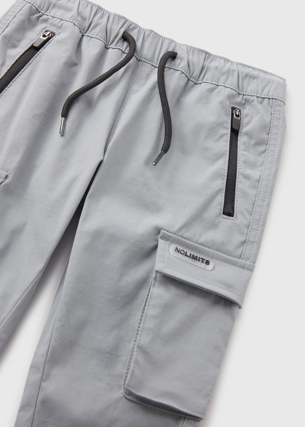Boys Grey Cargo Jogging Bottoms (1-7yrs) - 1 half year to 2 Image 2