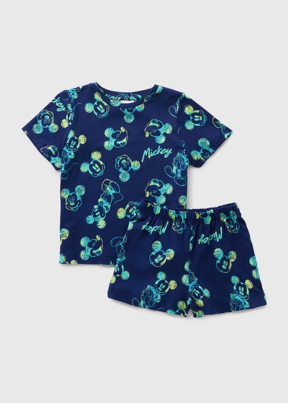 Disney Boys Mickey Mouse Pyjama Set (1-7yrs) - 1 half year to 2 Image 1
