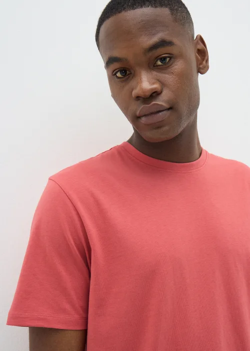 Coral Essential Crew Neck T-Shirt - XS Image 1