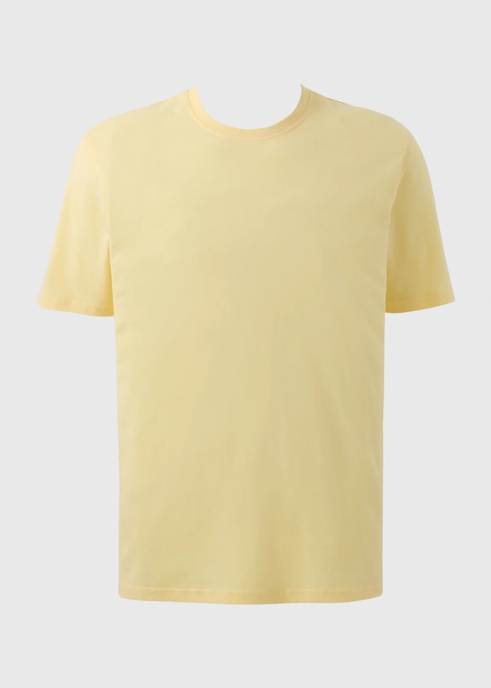 Yellow Essential Crew Neck T-Shirt - XS Image 2