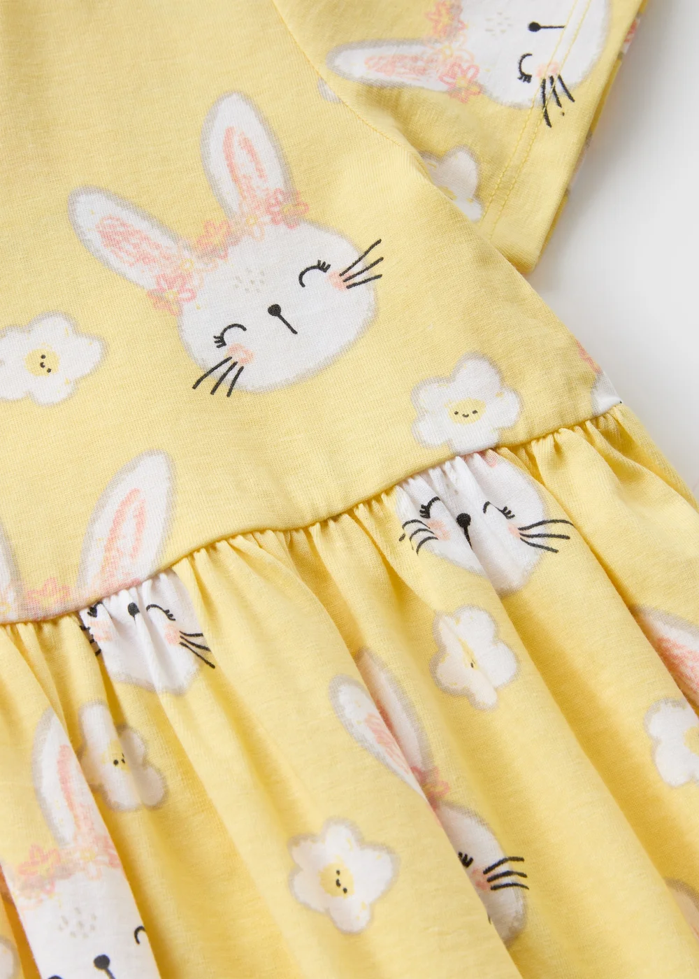 Girls Yellow Bunny Dress (1-7yrs) - 1 half year to 2 Image 2