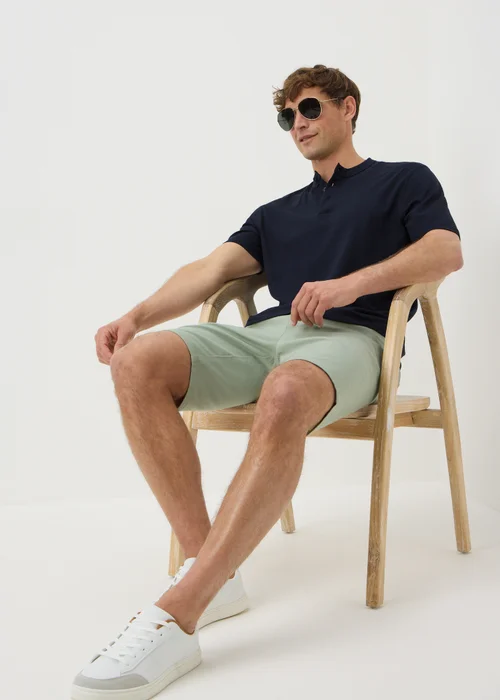 Navy Grandad T-Shirt - S Image 2